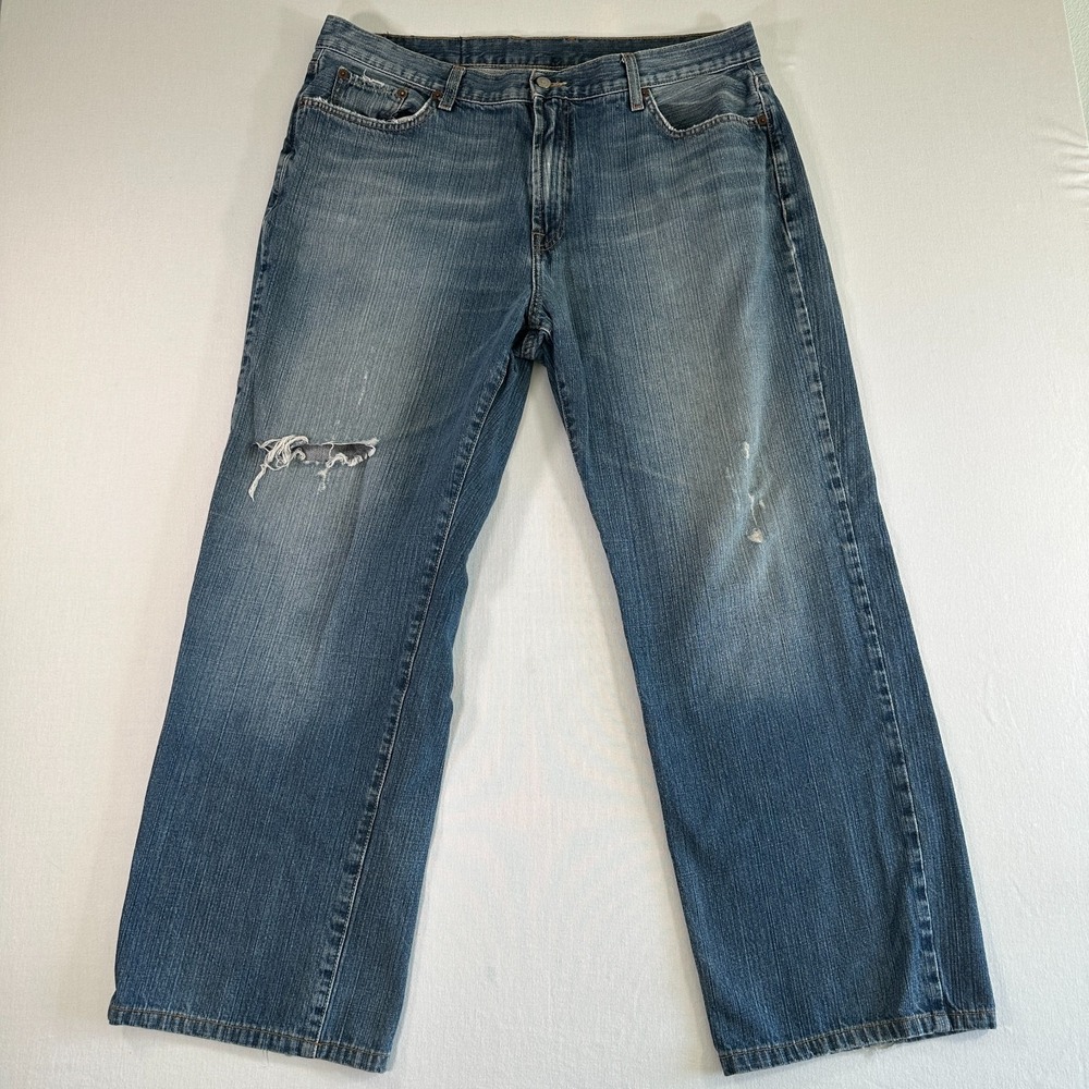 Lucky Brand Dungarees Bootcut Jeans Mens Size 38 Regular Wash Denim